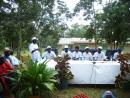 Madale Chaiman welcomes the guests at Madale Youth Settlement during World Environmental Day.