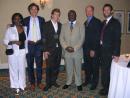David, Phil, Geoff and Gary with the Kenyan High Commissioner and his wife