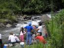 en el rio del terreno