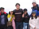 Hiking to the summit of mt Chirisan