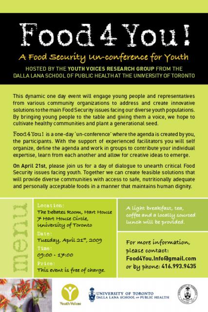 Food4You! Flyer Back