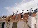 On the roof