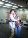 Edu junto a Silvi...
