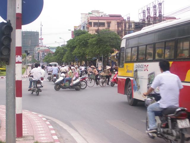 On the street