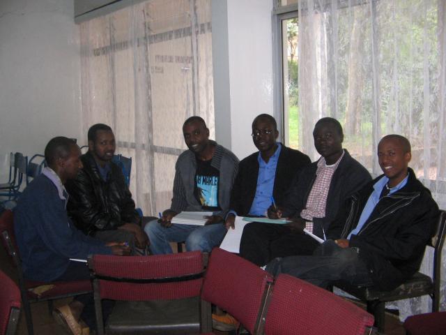 One of the Working groups at the Kenya Youth & ICT Convention
