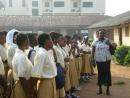 Students at the Assembly Ground On Thursday Morning