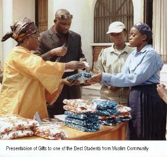 Presentation Of Gifts to Students