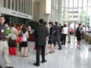 Outside the auditorium