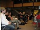 Audience assessing the first day