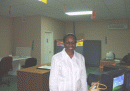 COORDINATOR ELLA LEWIS AT THE HEALTH LECTURE AT URBAN RENEWAL CENTRE
