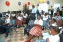 Students from the Bain and Grants Town community attended the official re-opening ceremony of the Bain and Grants Town Urban Renewal After School Programme at the Archdeacon William E. Thompson Computer Centre on Cameron Street and Baillou Hill Road, on M