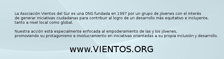 Novedades de la Asociación Vientos del Sur