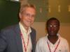 Dr. Paul Samson,Director General Policy Analysis CIDA and Simon Kodjo Semaho WYC 2008
