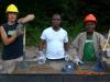 Simon Kodjo and other delegate taking part in the WYC 2008 Action Project 