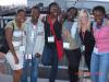 Simon Kodjo and friends at World Youth Congress in down town Quebec City 