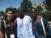 Table de la Francophonie 5- Yassir El Ouarzadi en compagnie de Kabiné et de Eugène