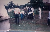 A cross section of youths at Princes Christian Maternity Hospital