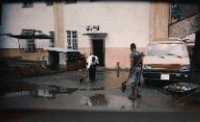 Youths at work at Princes Christian Maternity Hospital