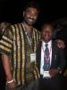 Simon Kodjo and Kumi Naidoo, CIVICUS Secretary General at 4th World Youth Congress